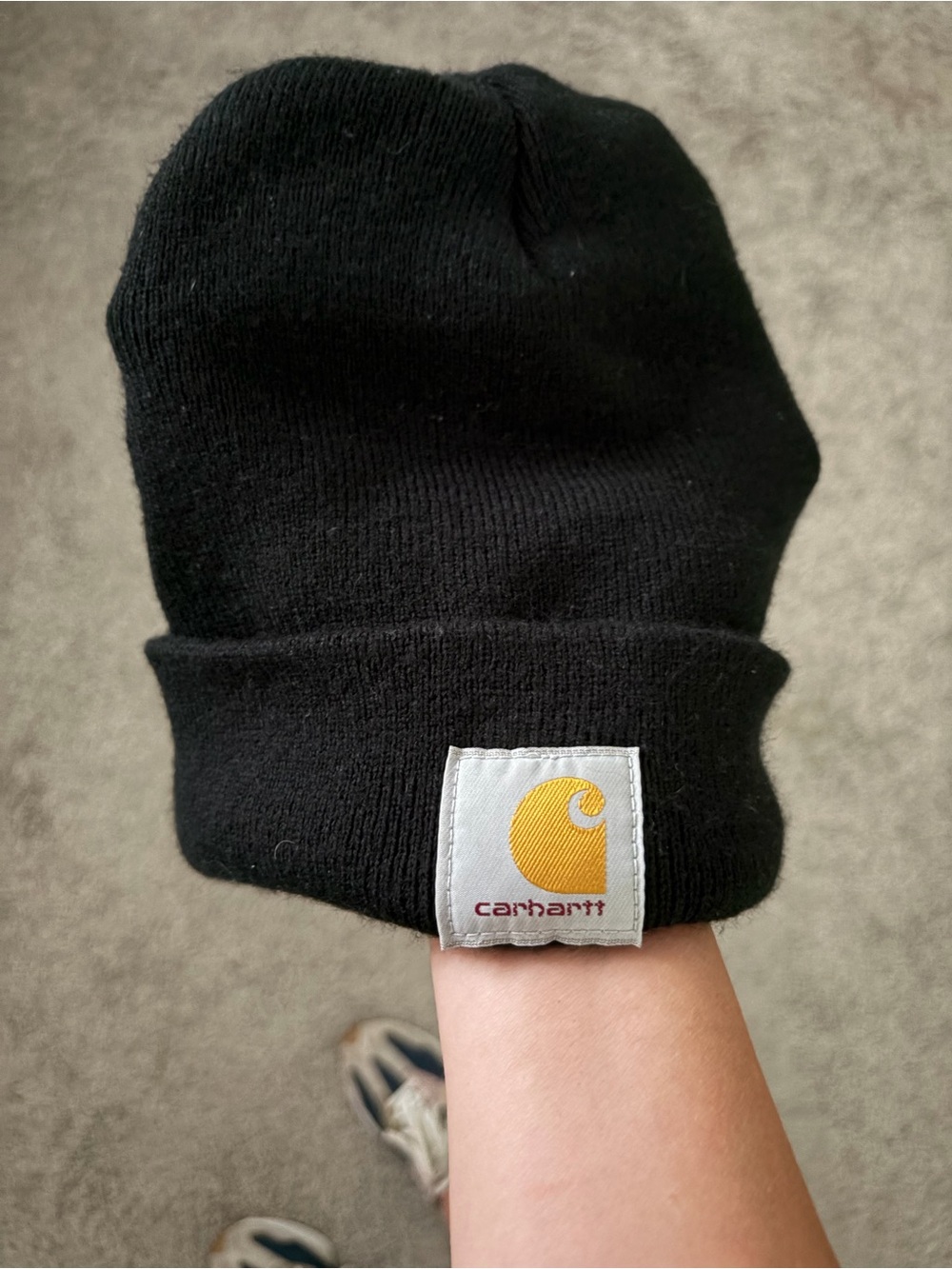 Carhartt Acrylic Watch Hat A18 Black Knit Cuffed Beanie OSFM